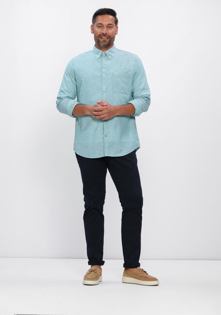 Blauwe BARBOUR Casual overhemd NELSON TAILORED SHIRT - large