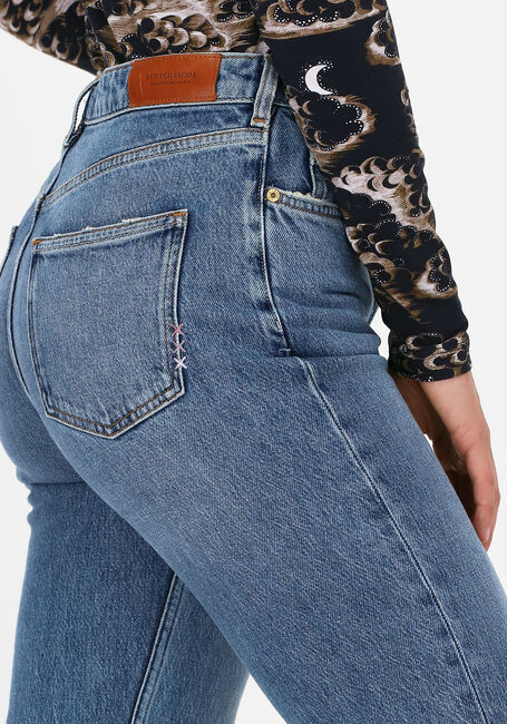 Blauwe SCOTCH & SODA Slim fit jeans HIGH FIVE HIGH-RISE SLIM CONTA - large