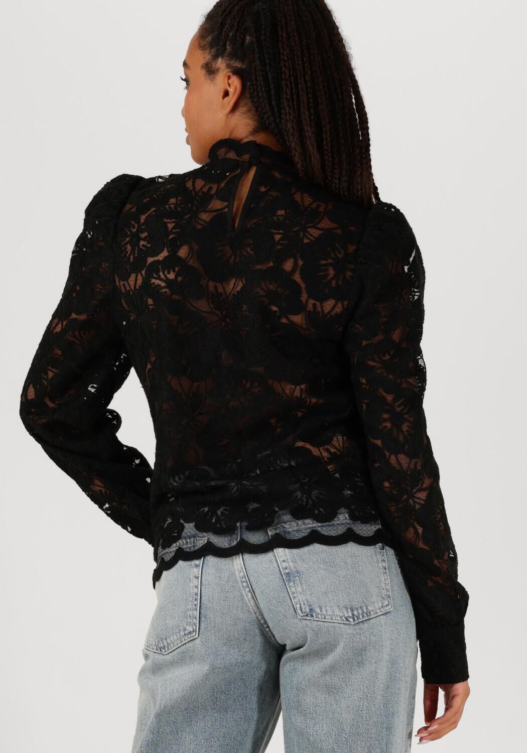 AAIKO Dames Blouses Muze Pes 566 Zwart