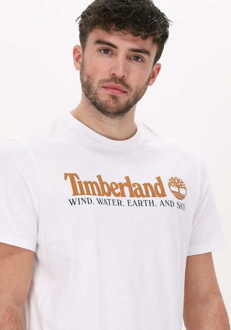 Witte TIMBERLAND T-shirt WWESR FRONT TEE - large