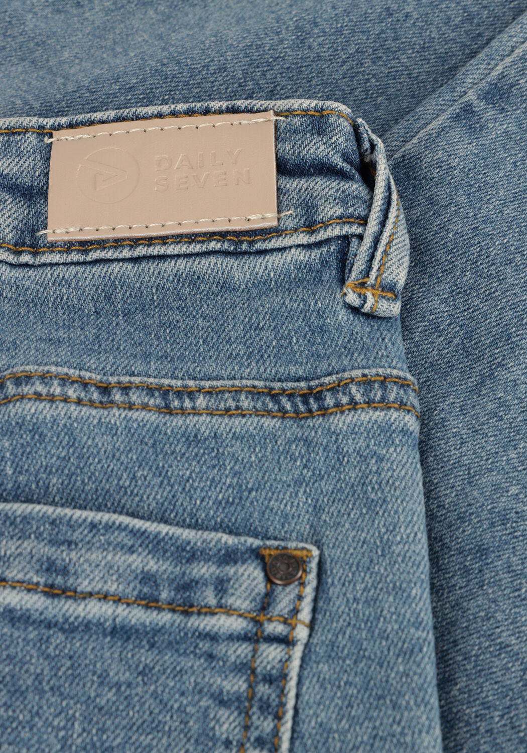 DAILY7 Meisjes Jeans 2454 Mom Fit Patch Flower Blauw