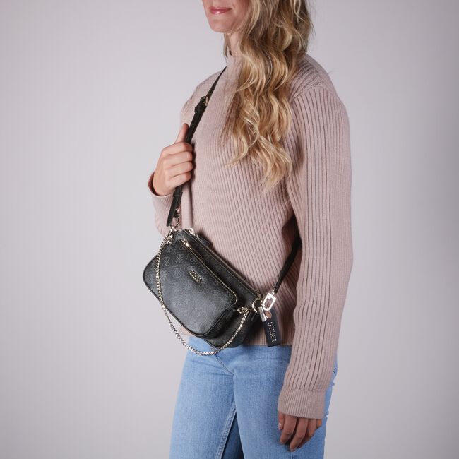 Grijze GUESS Schoudertas ARIE DOUBLE POUCH Grijze GUESS Schoudertas ARIE DOUBLE POUCH - large