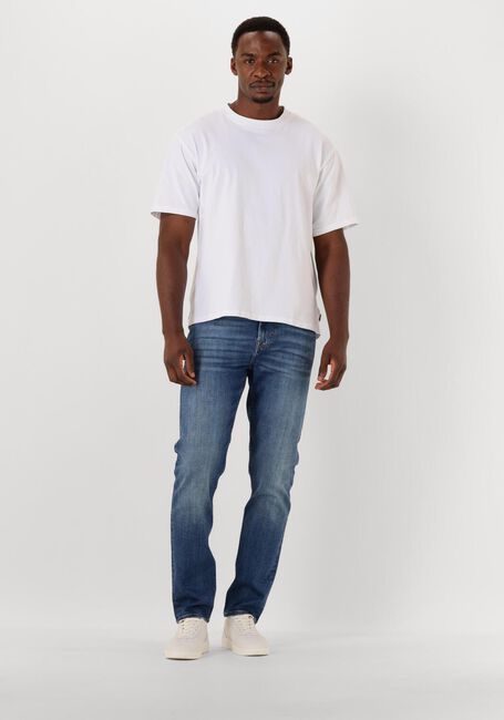 Blauwe 7 FOR ALL MANKIND Straight leg jeans SLIMMY TAPERED - large