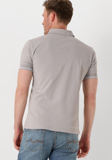 Lichtgrijze GENTI Polo POLO 3 BUTTON SS J2001-1212 - large