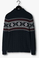 Blauwe SELECTED HOMME Coltrui SLHFLAKE LS KNIT CABLE HIGH NE