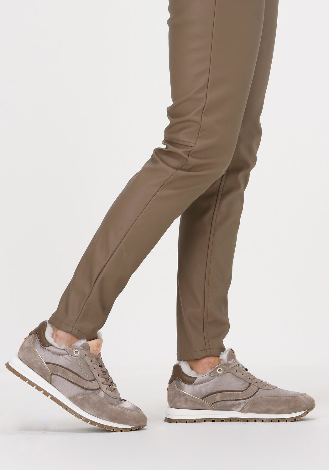 Taupe FRED DE LA BRETONIERE Lage sneakers 101010328 - large