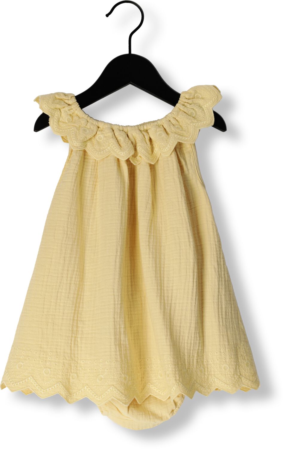 QUINCY MAE Baby Jurken & Rokken Isla Dress Lemon Beige