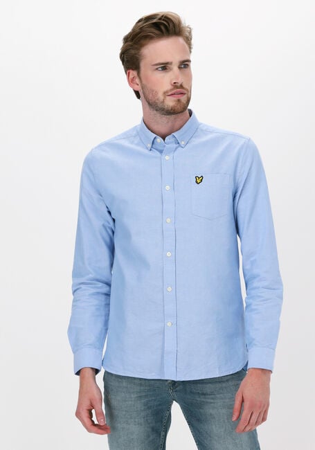 Blauwe LYLE & SCOTT Casual overhemd OXFORD SHIRT - large