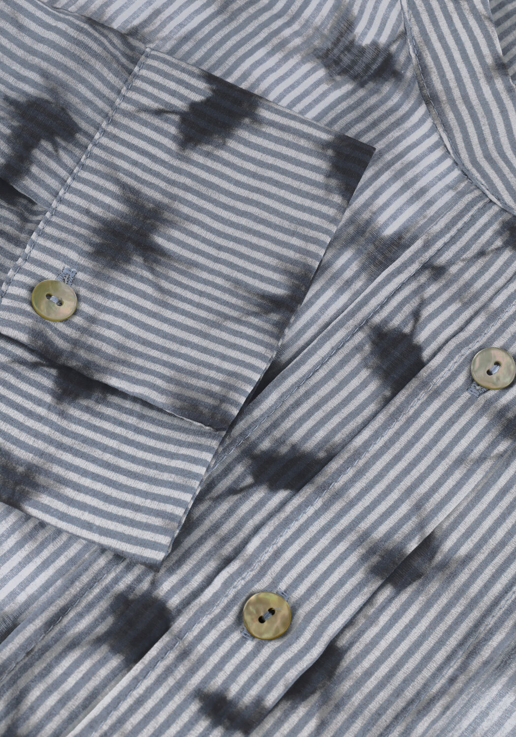 Blauwe SUMMUM Blouses BLOUSE TIE DYE STRIPE - large