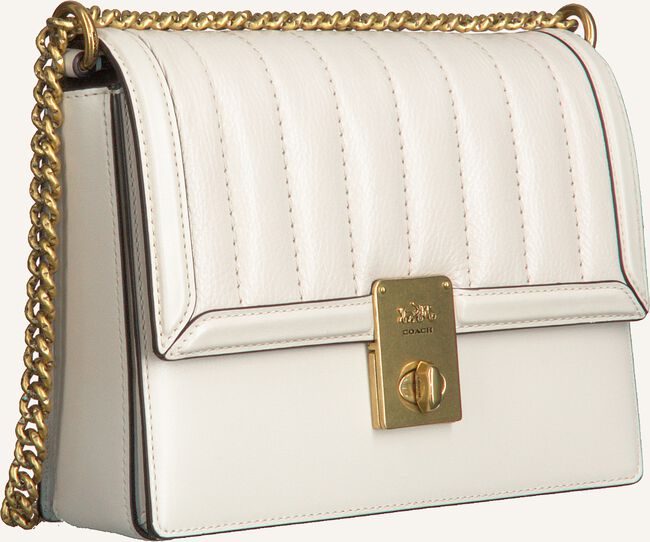 Witte COACH Schoudertas HUTTON SHOULDERBAG Witte COACH Schoudertas HUTTON SHOULDERBAG - large