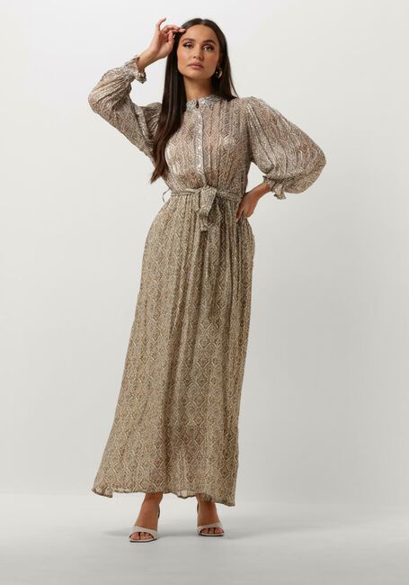 Groene NOTRE-V Maxi jurk NV-DIETE MAXI DRESS - large