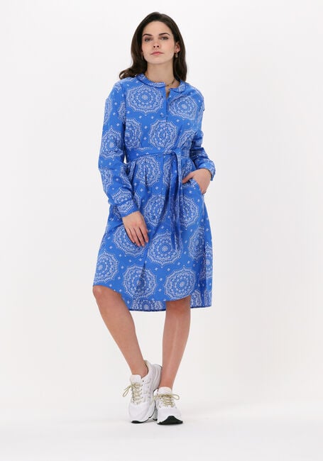 Blauwe LOLLYS LAUNDRY Mini jurk VEGA - large