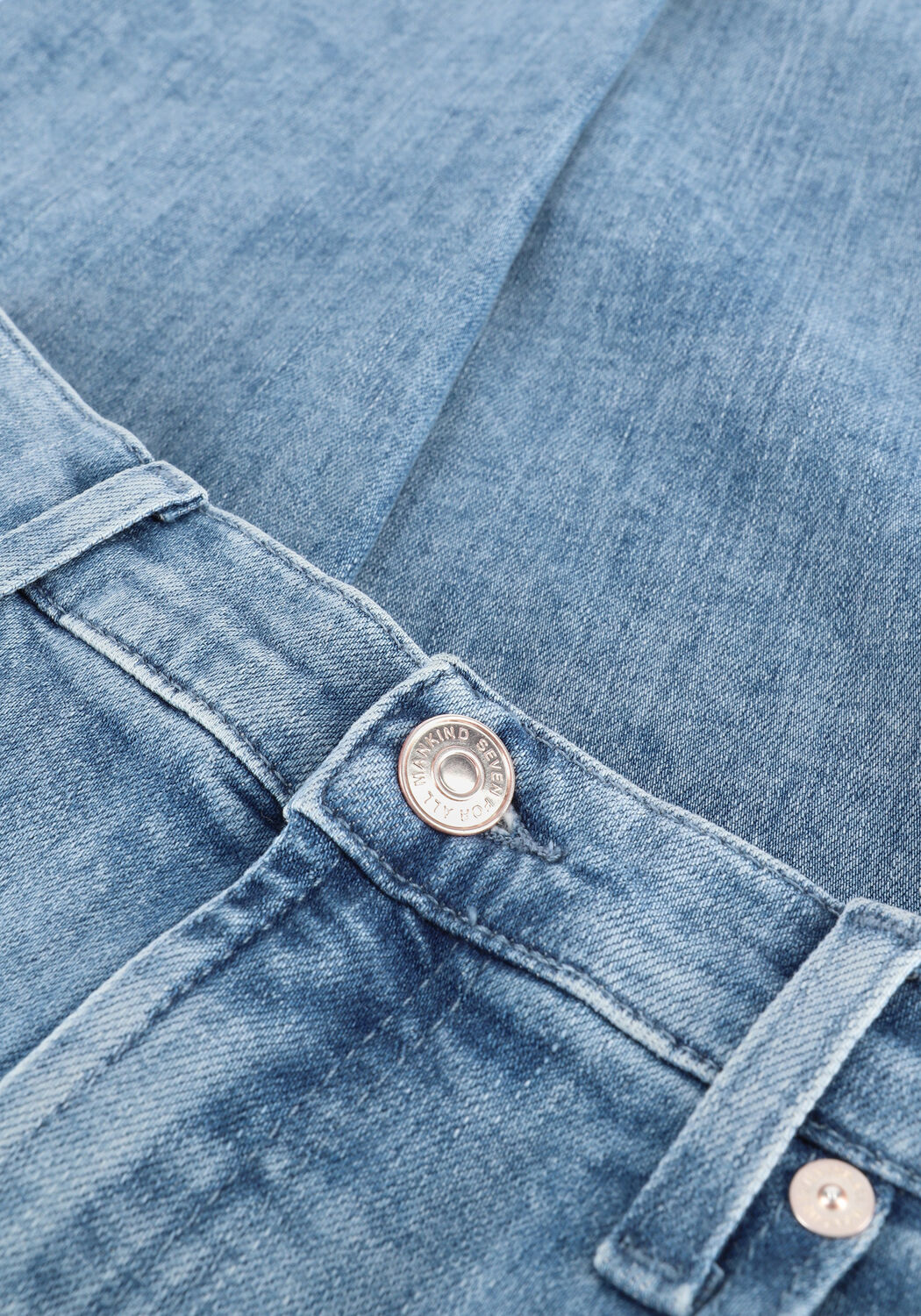 Blauwe 7 FOR ALL MANKIND Skinny jeans HW SKINNY CROP - large