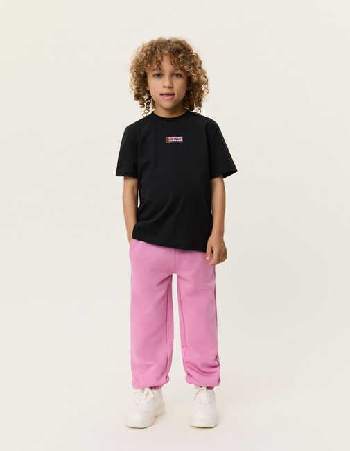 Zwarte LES DEUX T-shirt SPORT LOGO T-SHIRT - large