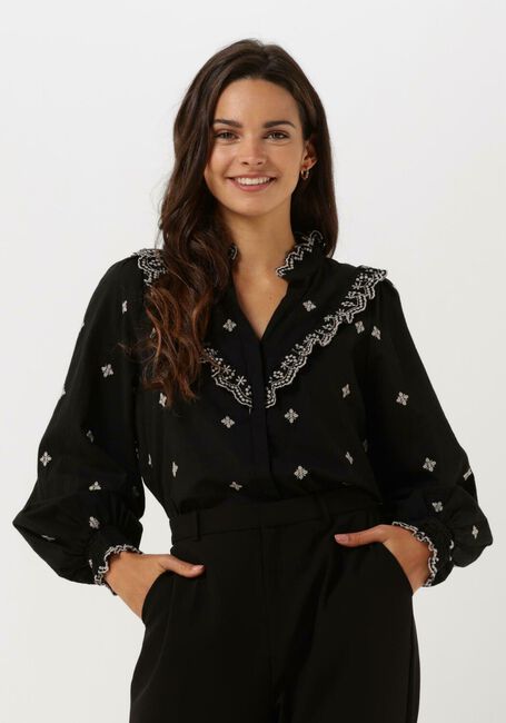 Zwarte NEO NOIR Blouses DEGAS BLOUSE - large