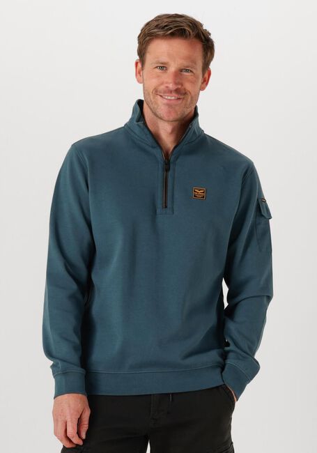 Blauwe PME LEGEND Sweater INTERLOCK JERSEY - large