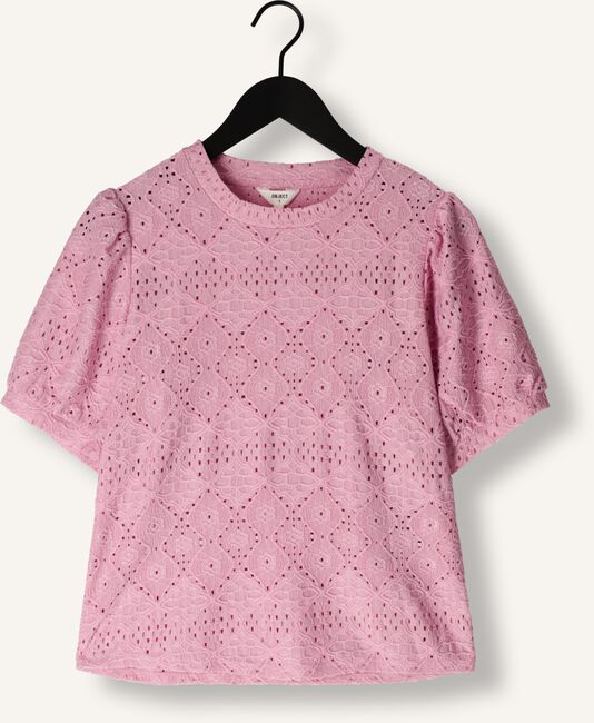 Roze OBJECT Top OBJFEODORA S/S TOP NOOS Roze OBJECT Top OBJFEODORA S/S TOP NOOS - large