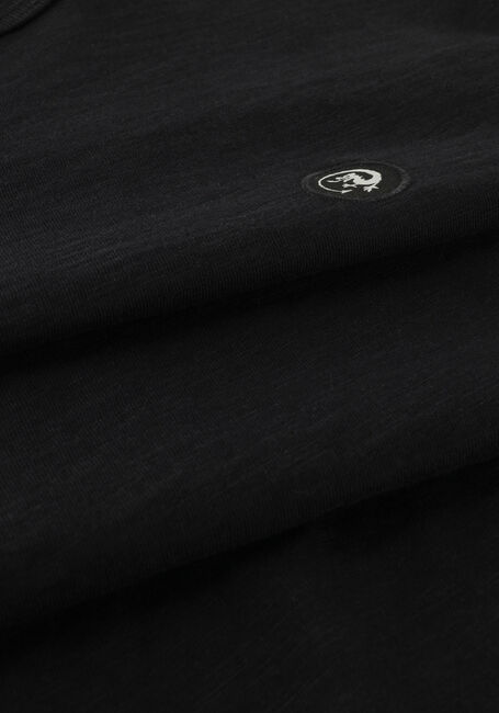 Zwarte CAST IRON T-shirt SHORT SLEEVE R-NECK ORGANIC COTTON SLUB ESSENTIAL - large