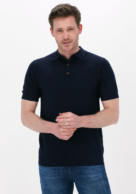 Donkerblauwe KULTIVATE Polo PL PABLO - large