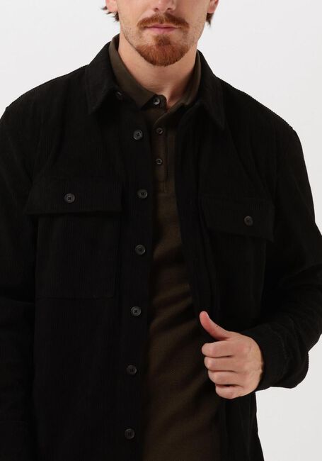 Zwarte COLOURFUL REBEL Overshirt LOGAN CORDUROY SHIRT - large