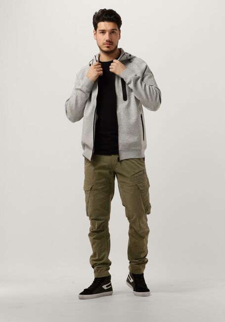 Lichtgrijze PME LEGEND Jack ZIP JACKET INTERLOCK SWEAT - large