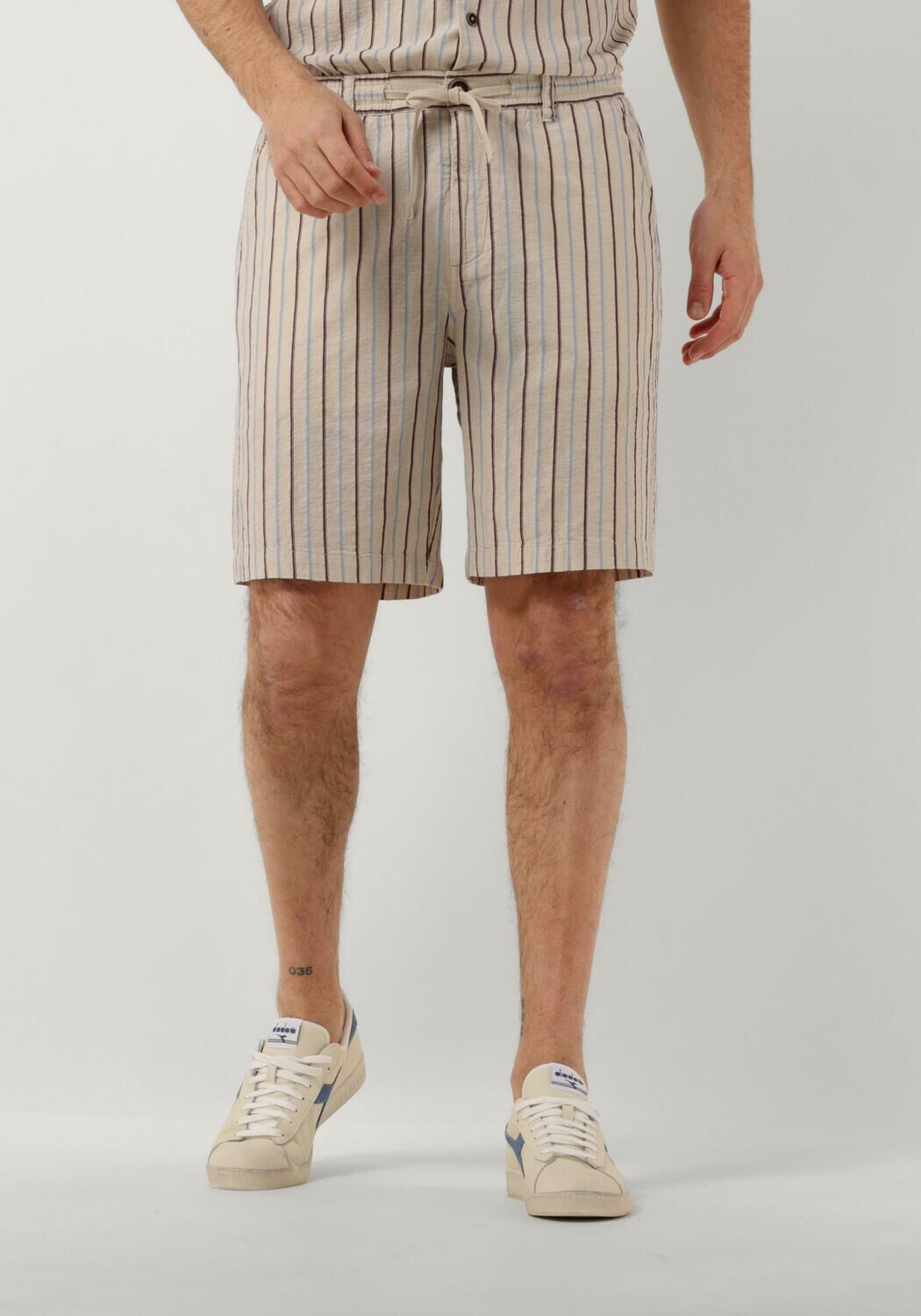 Anerkjendt Heren Gestreepte Shorts voor de Zomer Multicolor Heren