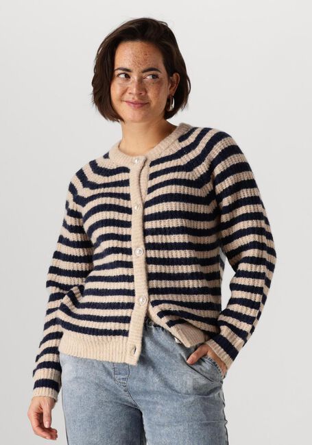 Donkerblauwe LOLLYS LAUNDRY Vest NOVALI CARDIGAN LS - large
