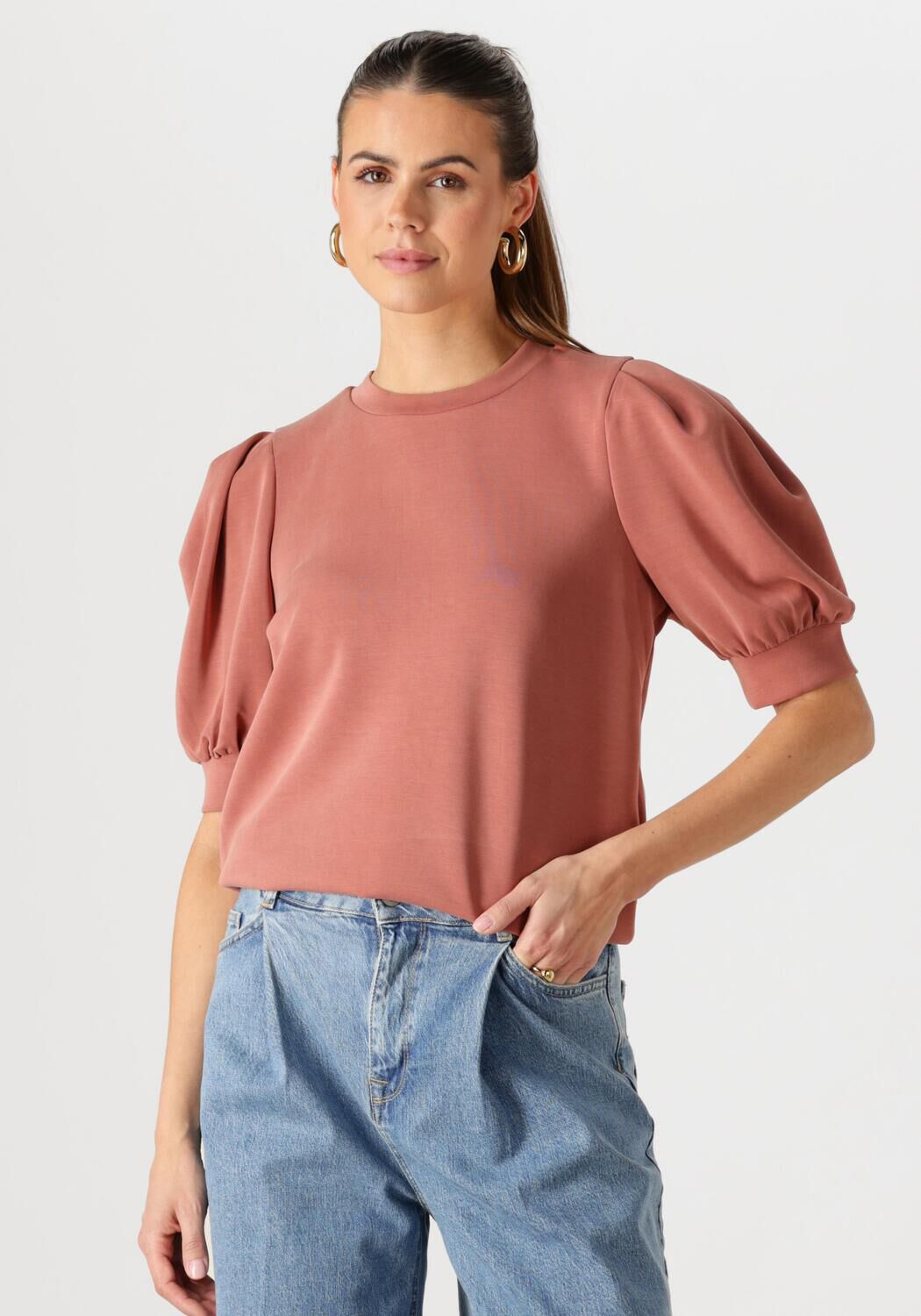 Notre-v Stijlvolle Nv-Frigie Sweater in Baksteen Red Dames