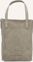 Taupe SHABBIES Schoudertas 0235 SHOPPINGBAG  S Taupe SHABBIES Schoudertas 0235 SHOPPINGBAG  S - medium