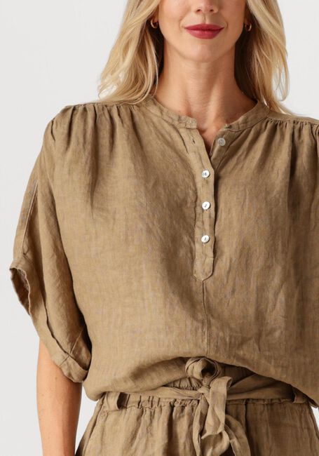 Khaki BY-BAR Blouses AXEL LINNEN BLOUSE - large