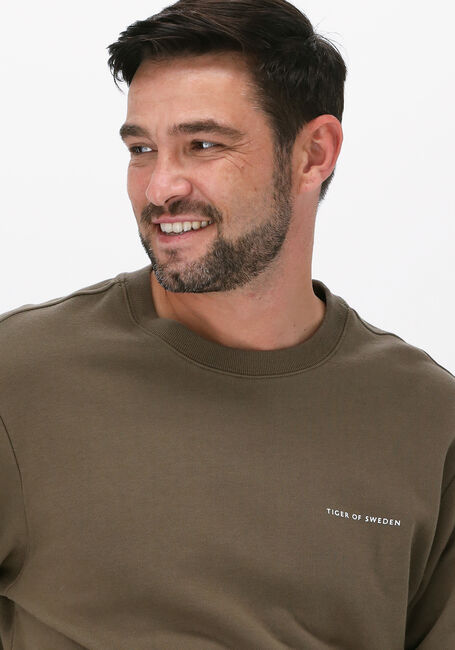 Donkergroene TIGER OF SWEDEN Sweater EMERSON - large