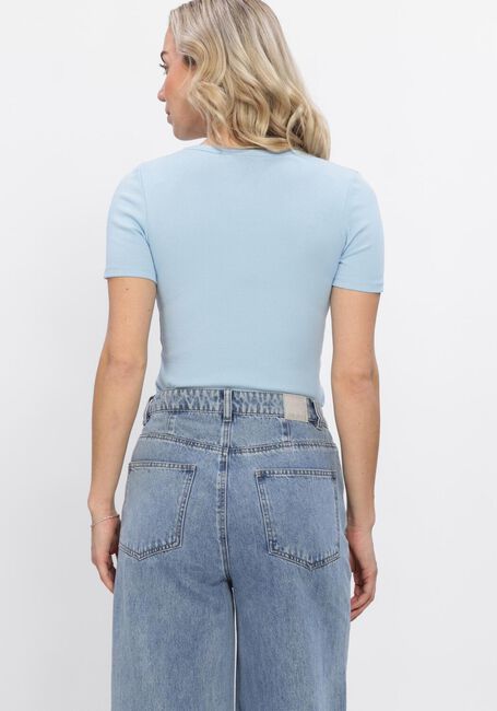 Lichtblauwe MODSTR&Ouml;M Top IGORMD SHORT T-SHIRT - large