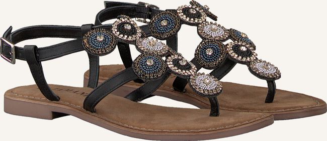 Zwarte LAZAMANI Platte sandalen 75.607 Zwarte LAZAMANI Platte sandalen 75.607 - large