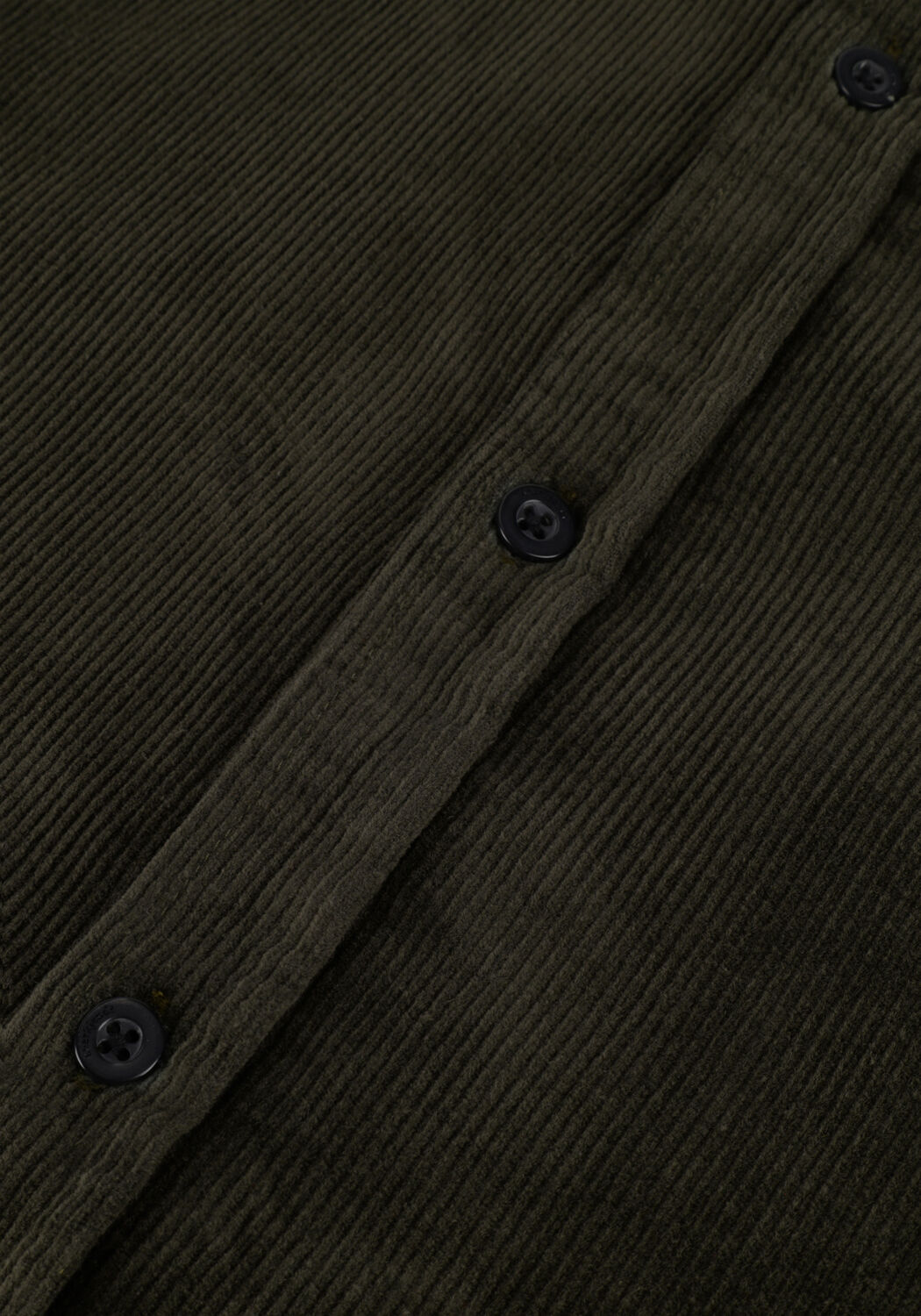 Donkergroene ANERKJENDT Overshirt AKLEIF CORDUROY SHIRT - large