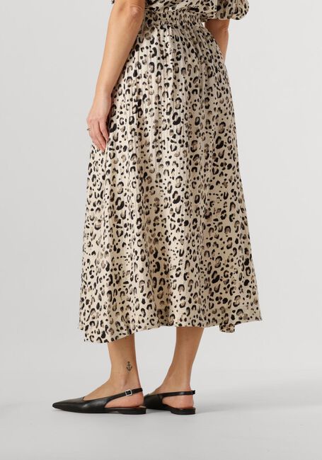 Beige MSCH COPENHAGEN Midirok MSCHALYONA VLORA SKIRT AOP - large