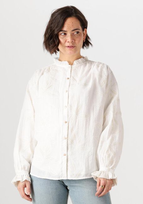 Witte NUKUS Blouses JENNA BLOUSE EMBROIDERY - large