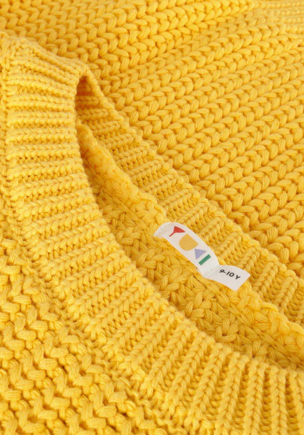 Gele YUKI KIDSWEAR Trui CHUNKY KNITTED SWEATER - large