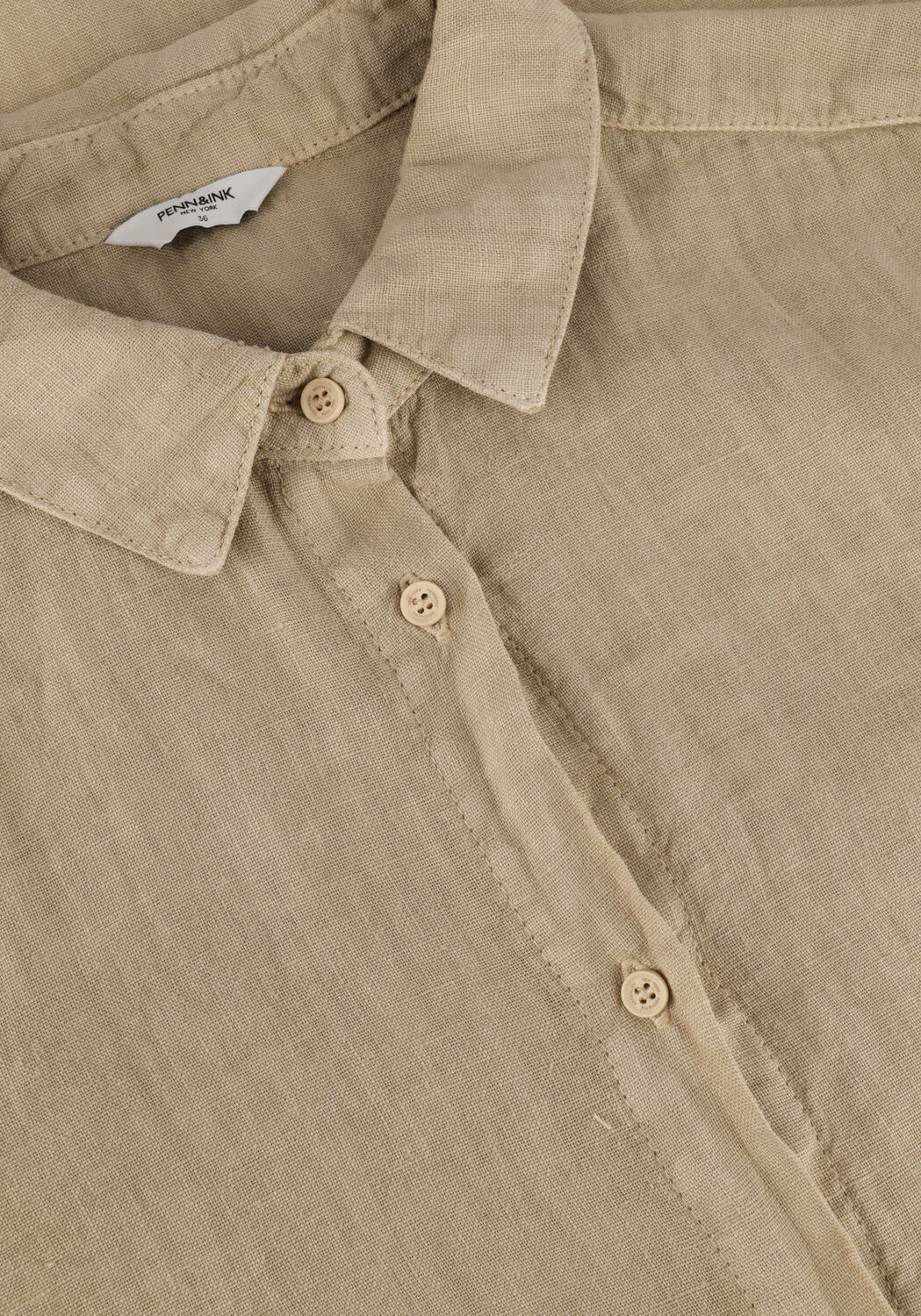 Zand PENN & INK Midi jurk S22W455LTD5LTD - large