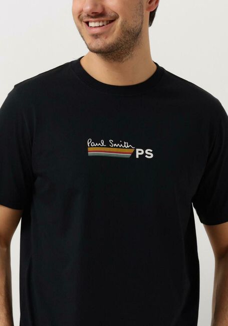Donkerblauwe PS PAUL SMITH T-shirt MENS REG FIT T SHIRT STRIPE PS PAULSMITH - large