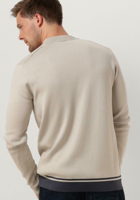 Beige CAST IRON Trui MOCK NECK COTTON MODAL MOCKNECK - large