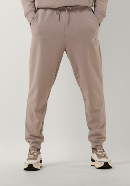 Beige TOMMY JEANS Sweatpant TJM REG SIGNATURE SWEATPANTS - large