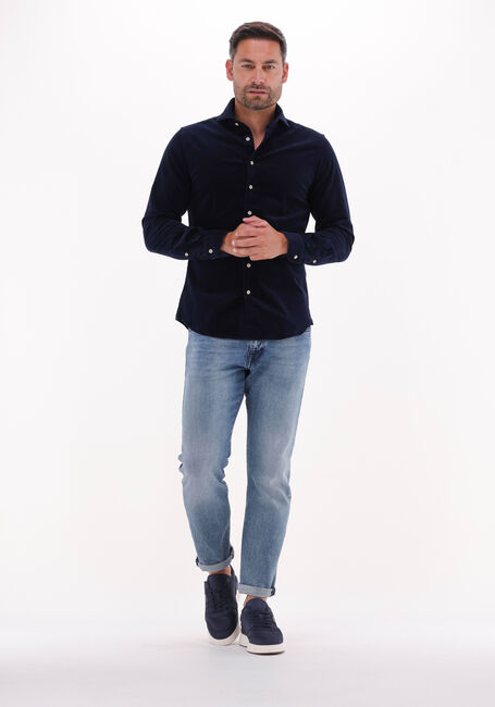 Blauwe PROFUOMO Casual overhemd SHIRT X-CUTAWAY SC SF - large
