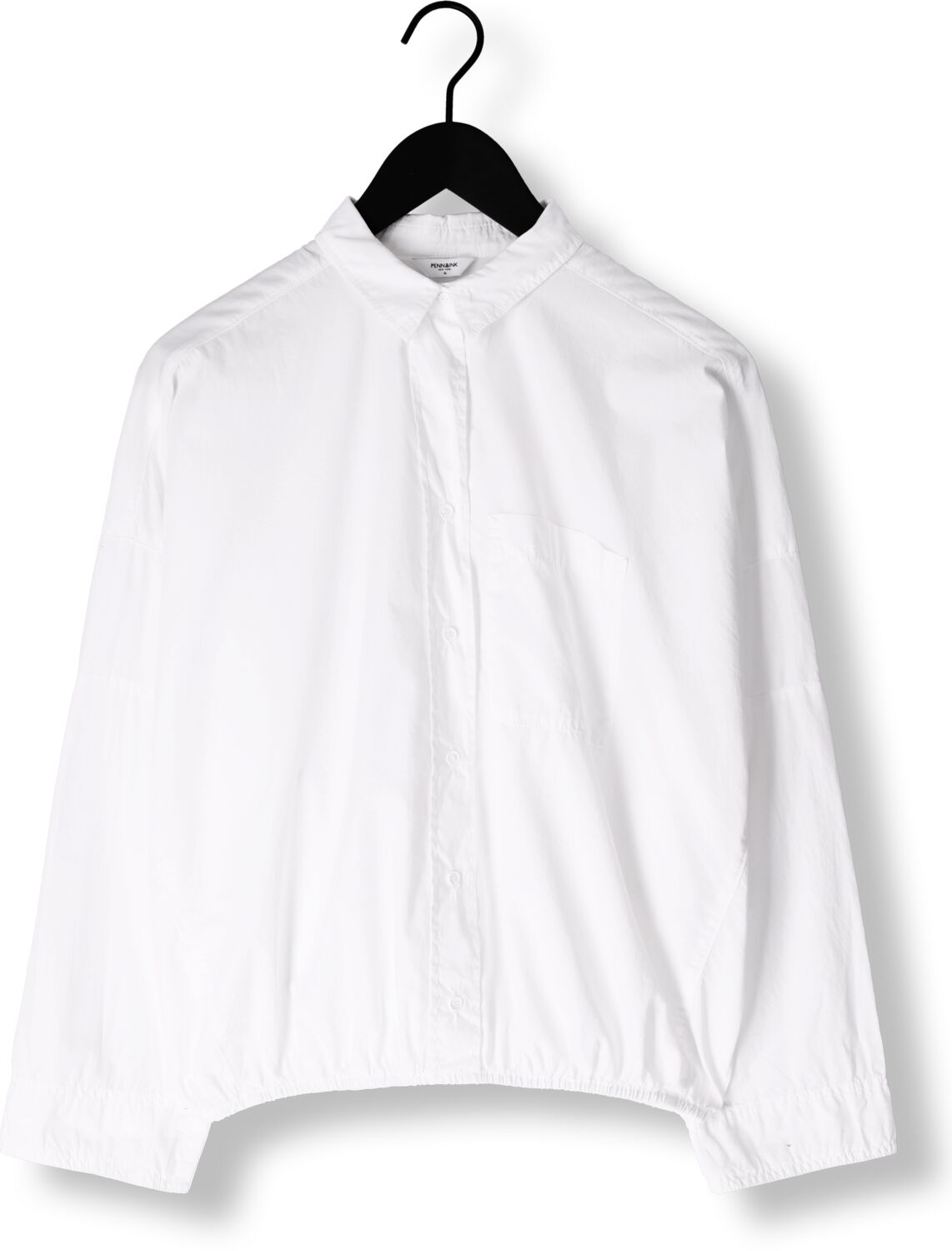 PENN & INK Dames Blouses Blouse W25z800 Wit