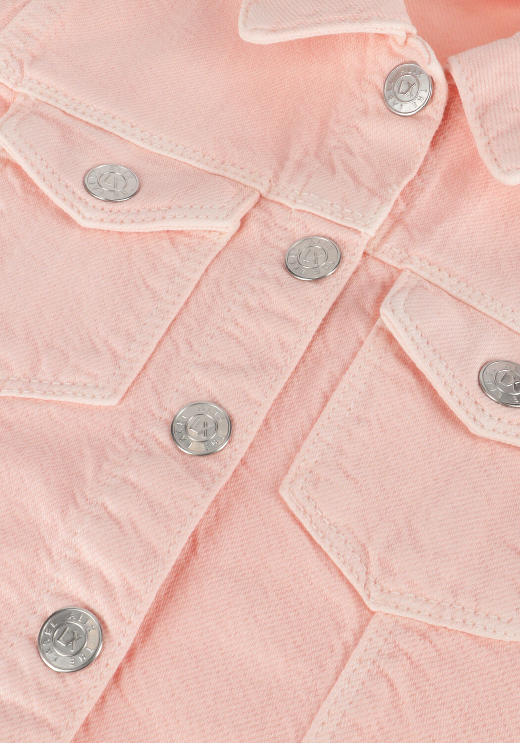 ALIX MINI Meisjes Jurken Linen Look Dress Lichtroze