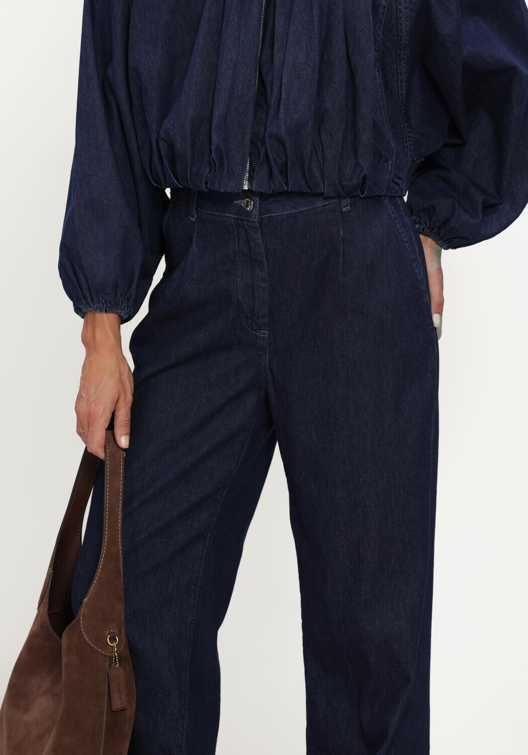 Blauwe DANTE6 Broeken JULES DENIM SMART PANTS - large