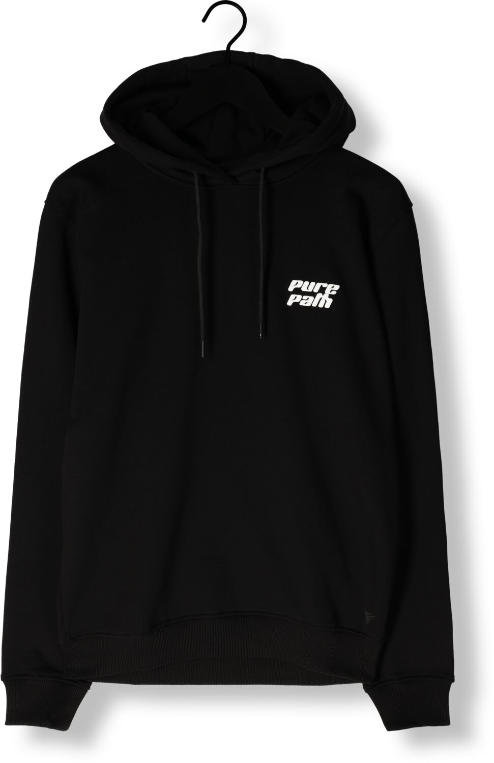 PURE PATH Heren Truien & Vesten Regular Fit Sweaters Hoodie302 Zwart