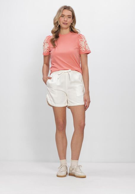 Roze OBJECT T-shirt OBJCAROLINE JOANA SS TOP E DIV - large