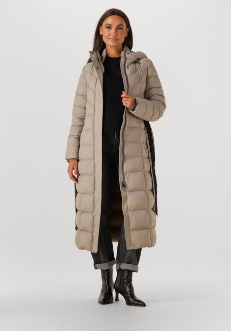 Zand BEAUMONT Gewatteerde jas VALENTINA LONG COAT - large