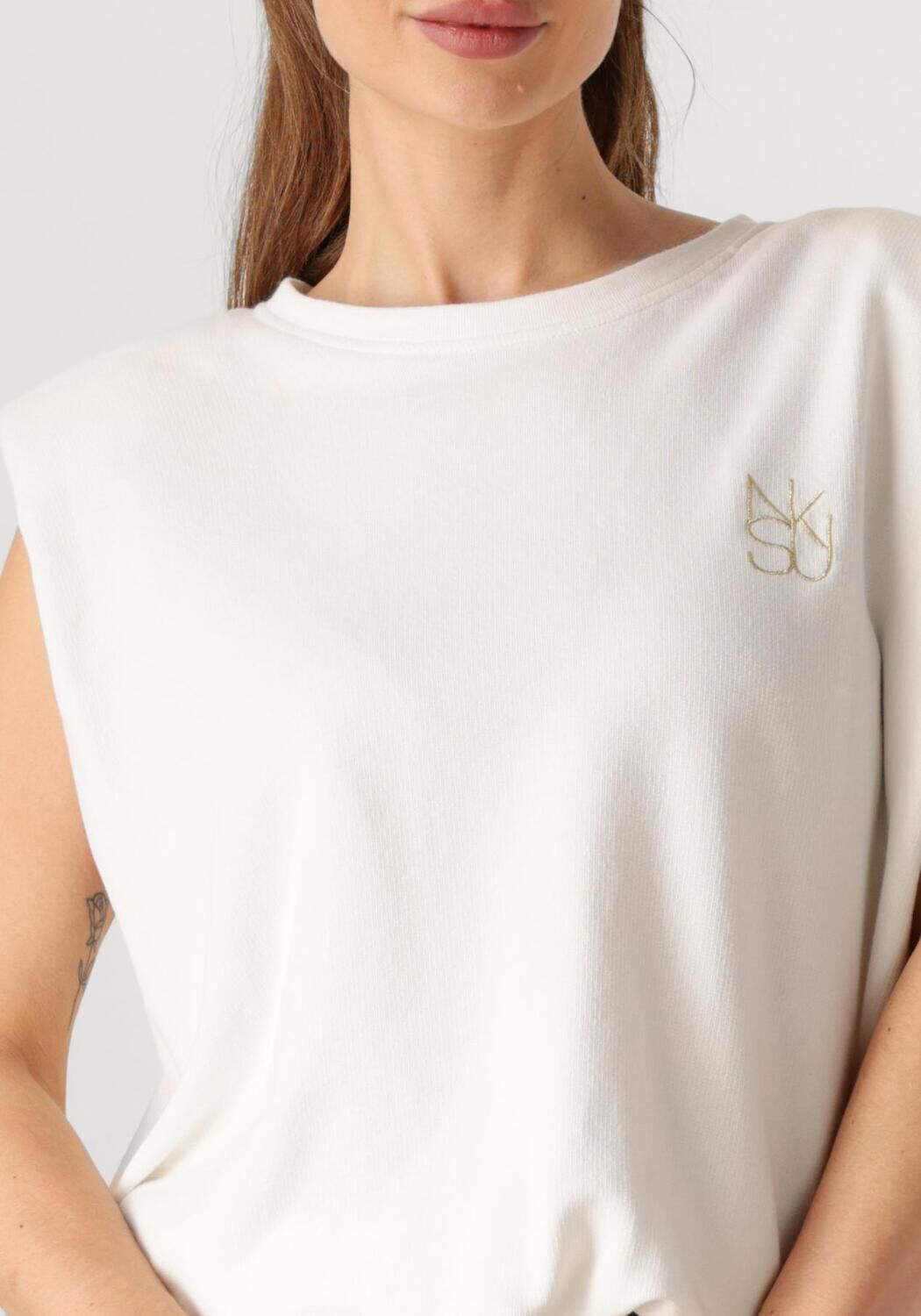 NUKUS Dames Tops & T-shirts Babette Top Wit