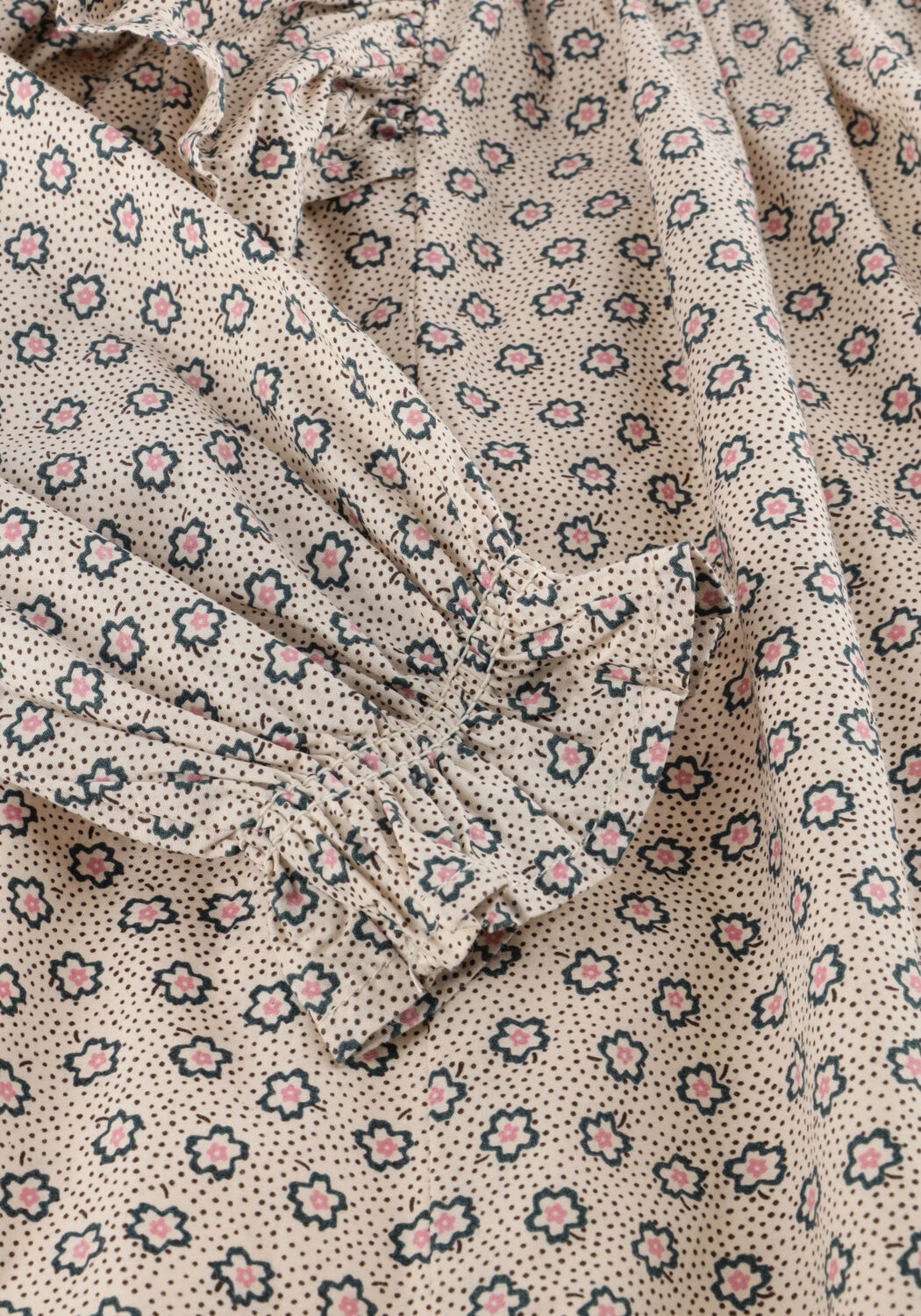 Creme MARMAR COPENHAGEN Mini jurk DARIA - large